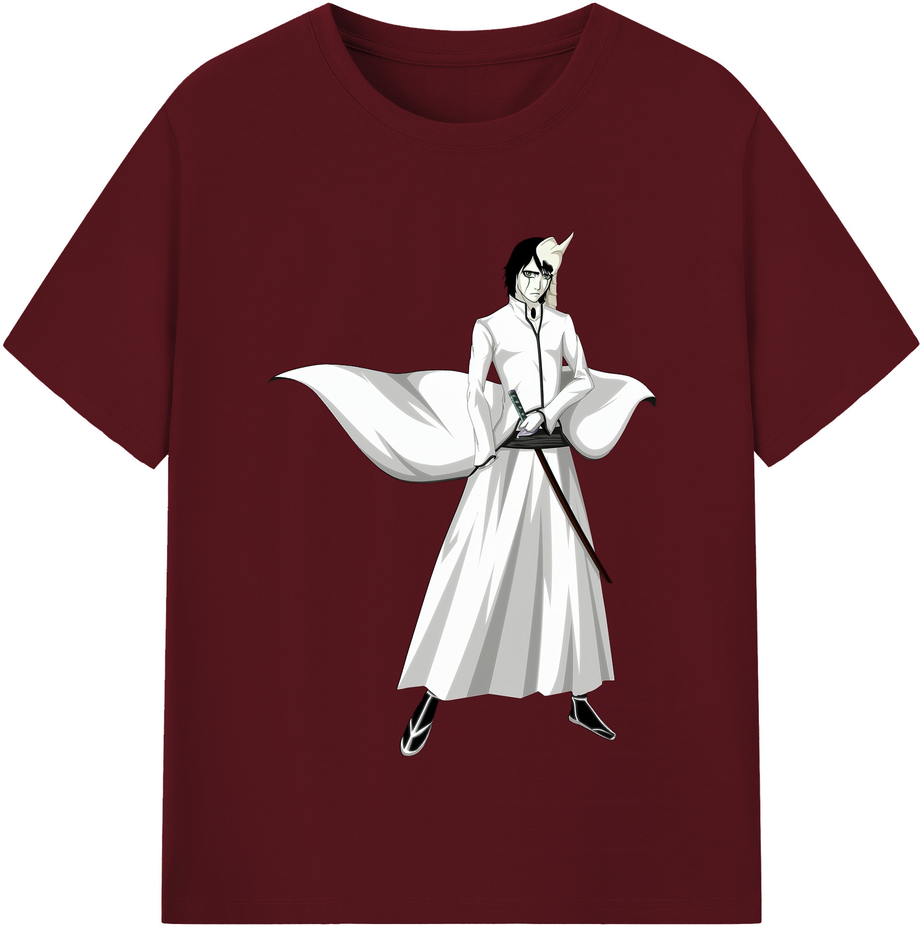 （画像用） ブリーチ ウルキオラ·シファー BLEACH Ulquiorra cifer 綿100％半袖Tシャツ（フロントプリント）